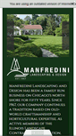 Mobile Screenshot of manfredini-landscaping.com